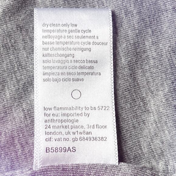 Anthropologie Tabitha Sweater Size XS Blue Duster Open Drape Cardigan Vest - Picture 9 of 9